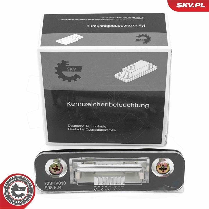 72SKV010 Esen SKV Licence Plate Lamp, towbar