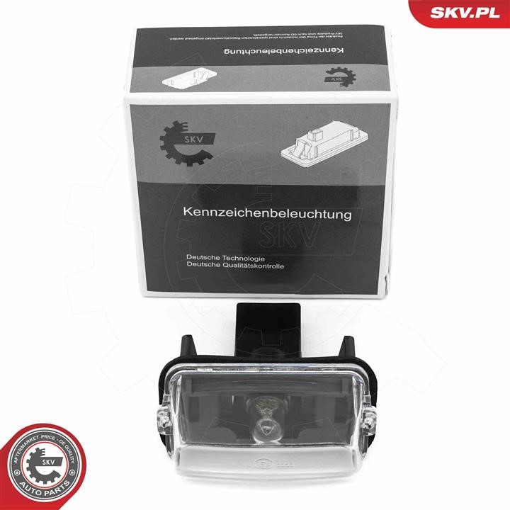 72SKV001 Esen SKV Licence Plate Lamp, towbar