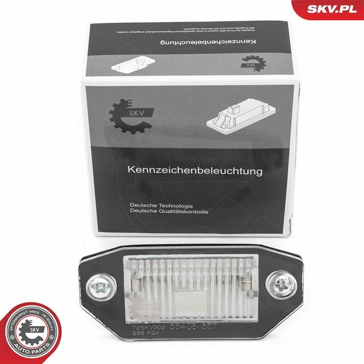 72SKV002 Esen SKV Licence Plate Lamp, towbar