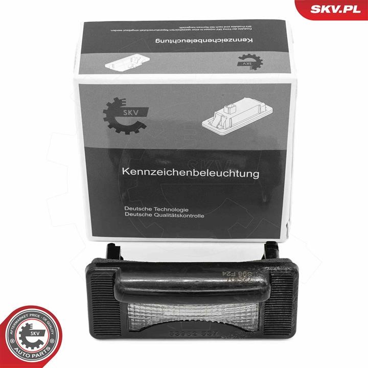 72SKV014 Esen SKV Licence Plate Lamp, towbar