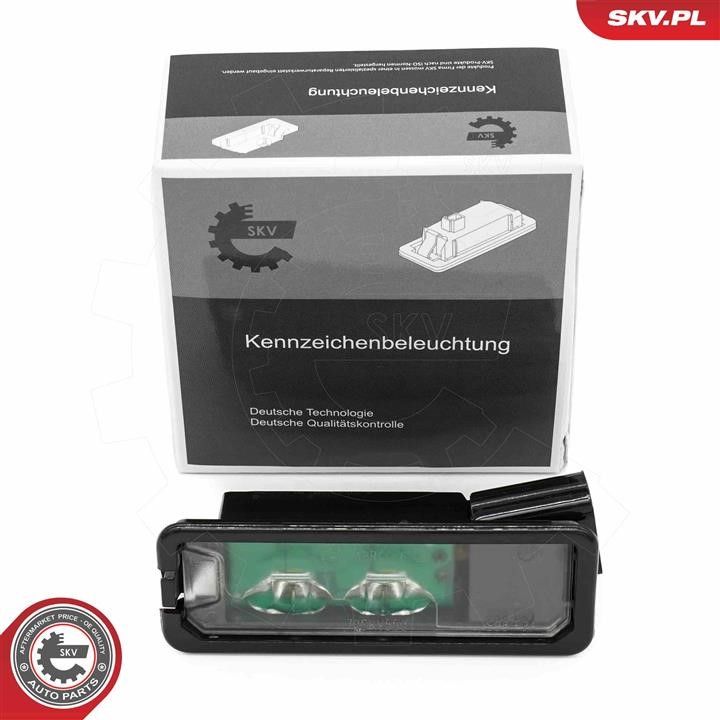 72SKV550 Esen SKV Licence Plate Lamp, towbar