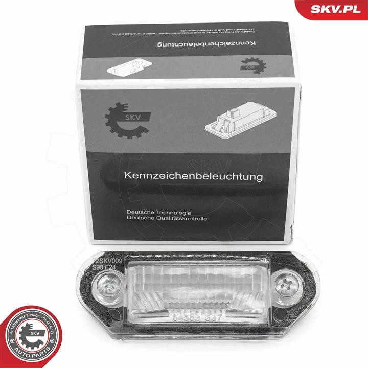 72SKV009 Esen SKV Licence Plate Lamp, towbar