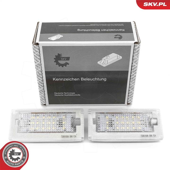 72SKV506 Esen SKV Licence Plate Lamp, towbar