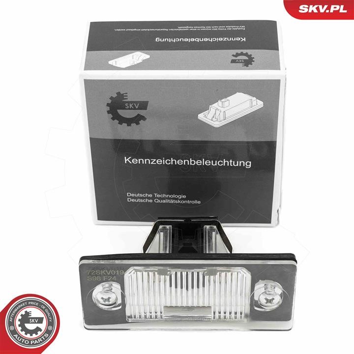 72SKV019 Esen SKV Licence Plate Lamp, towbar