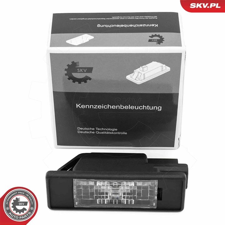 72SKV037 Esen SKV Licence Plate Lamp, towbar