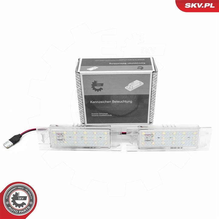 72SKV533 Esen SKV Licence Plate Lamp, towbar