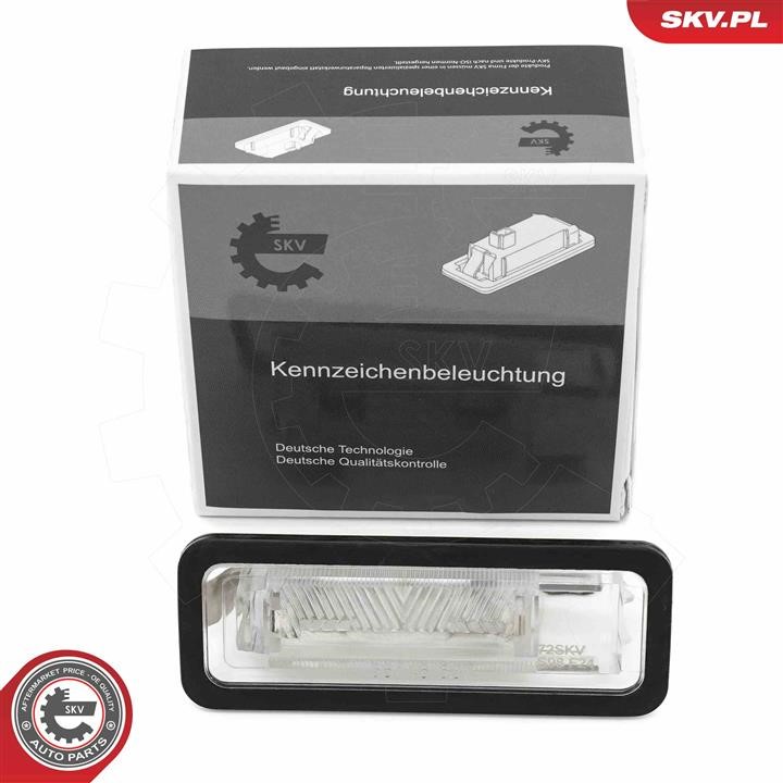 72SKV023 Esen SKV Licence Plate Lamp, towbar