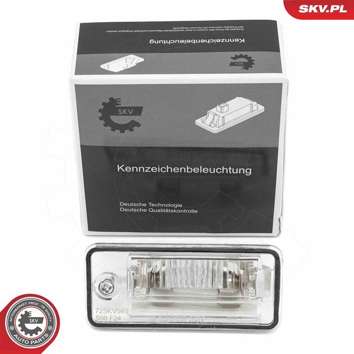 72SKV040 Esen SKV Licence Plate Lamp, towbar