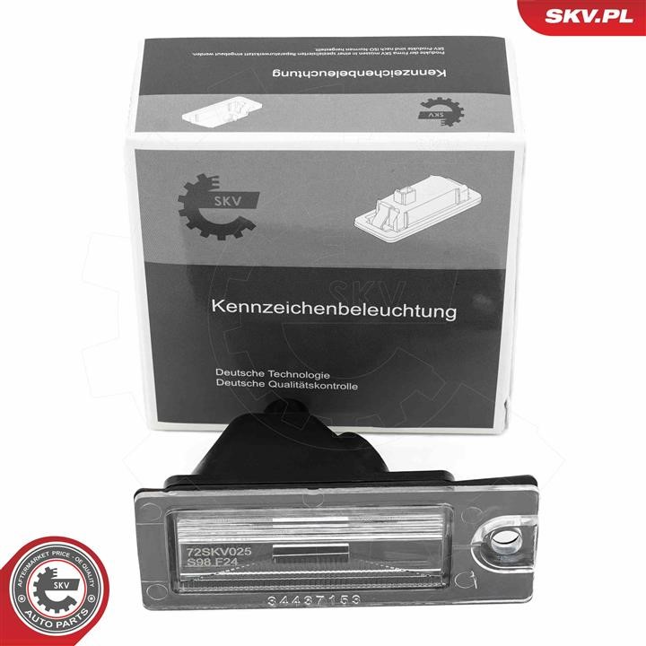 72SKV025 Esen SKV Licence Plate Lamp, towbar