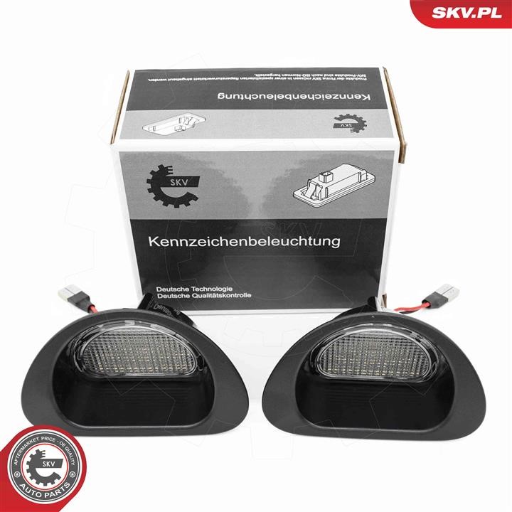 72SKV539 Esen SKV Licence Plate Lamp, towbar
