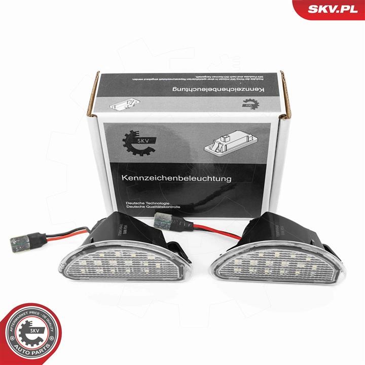 72SKV540 Esen SKV Licence Plate Lamp, towbar