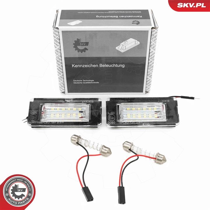 72SKV500 Esen SKV Licence Plate Lamp, towbar