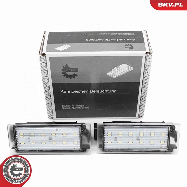 72SKV501 Esen SKV Licence Plate Lamp, towbar
