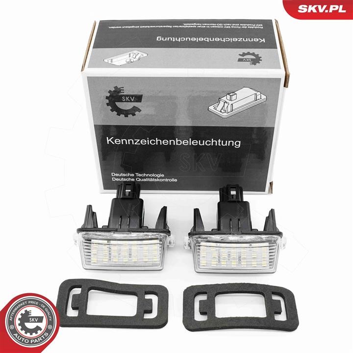72SKV545 Esen SKV Licence Plate Lamp, towbar
