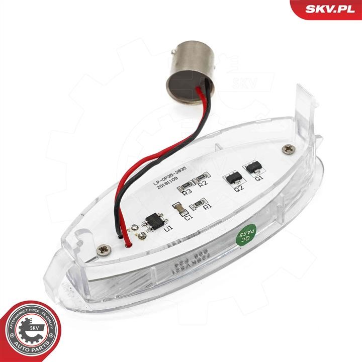 Licence Plate Lamp, towbar Esen SKV 72SKV521
