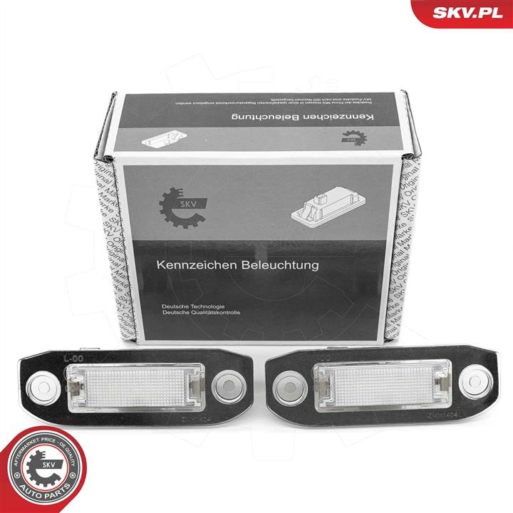 72SKV522 Esen SKV Licence Plate Lamp, towbar