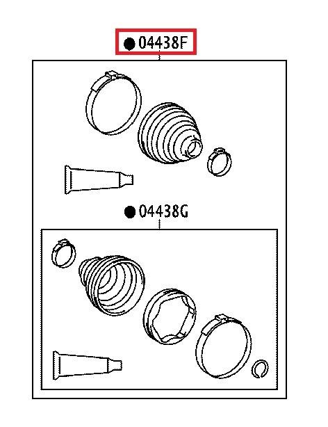 Buy Toyota 04427-08130 at a low price in United Arab Emirates!