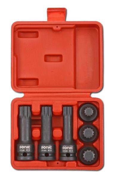 300601 Sonic Impact socket set, 1/2"