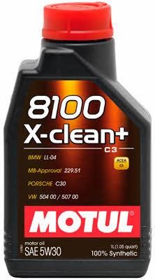 5W308100XCLEAN1L Motul Engine oil Motul 8100 X-Clean 5W-30, 1L