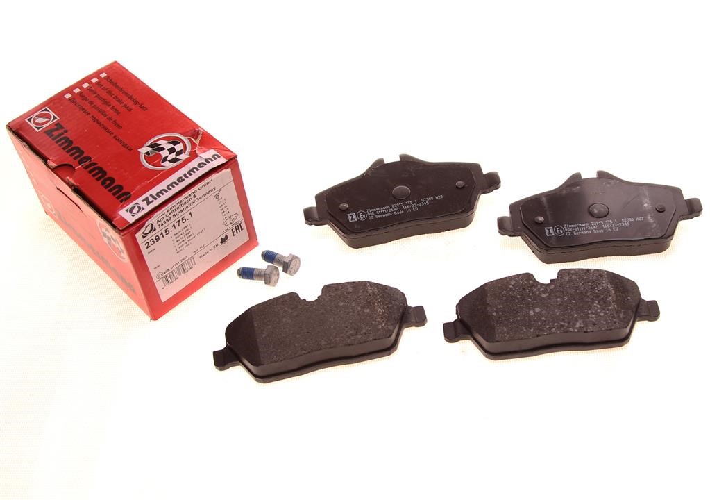 Brake pad set Otto Zimmermann 23915.175.1