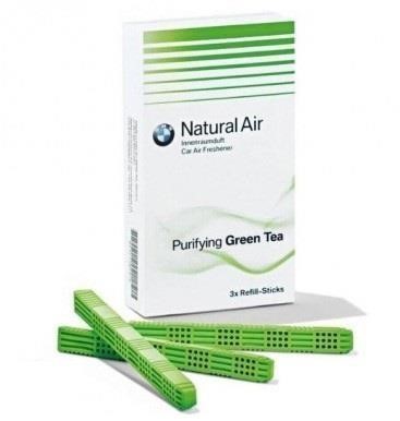 83125A71A34 BMW Replacement flavor cartridges BMW Natural Air Green Freshness, 3 pcs.