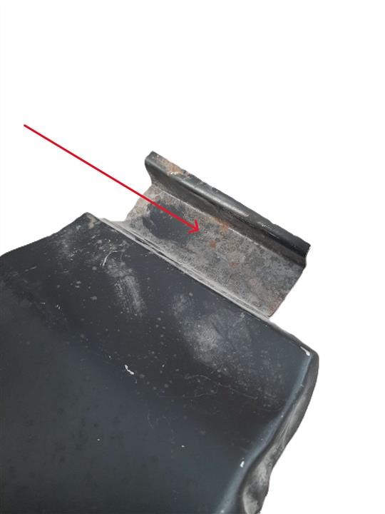 Rear wing repair part, Rust in places, has minor deformations, scratches Klokkerholm 2936592-DEFECT