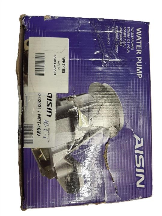 Car water pump Toyota: WPT166VDEFECT Aisin Water pump, Minor damage to factory packaging, destroyed pump gasket, pump in good condition