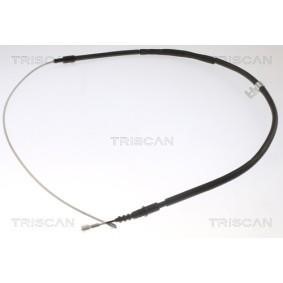 Brake spare parts Peugeot 208 II (P21) Hatchback: 8140241158 Triscan Hand brake cable