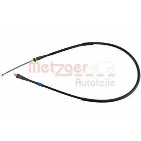 Metzger 11.6603 Hand brake cable 116603 116603 Metzger Hand brake cable
