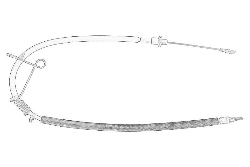 Emergency brake cable Ford Transit Custom: GCH981 TRW Hand brake cable