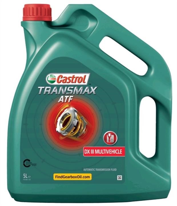 Gearbox fluid Renault: TRANSATFDEXIIIMULTIV5L Castrol Transmission oil Castrol Transmax ATF DEX III Multivehicle, 5L