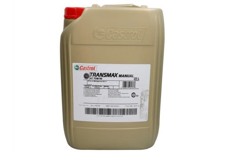 Castrol TRANSMANAT75W9020L Transmission oil Castrol Transmax Manual AT 75W-90, 20L TRANSMANAT75W9020L TRANSMANAT75W9020L Castrol Transmission oil Castrol Transmax Manual AT 75W-90, 20L