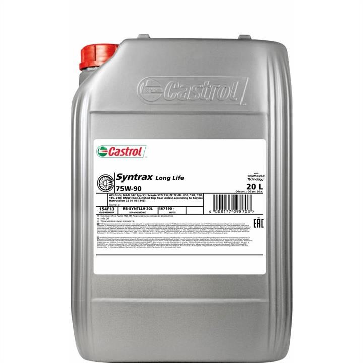 SYNLL75W9020L Castrol Transmission oil Castrol Syntrax Longlife 75W-90, 20L
