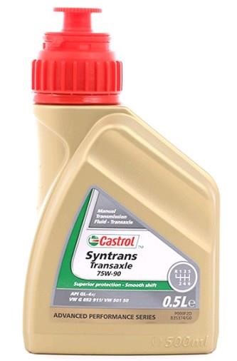 Castrol SYNTRANSAXLE75W9005L Transmission oil Castrol Syntrans TransAxle 75W-90, 0,5L SYNTRANSAXLE75W9005L SYNTRANSAXLE75W9005L Castrol Transmission oil Castrol Syntrans TransAxle 75W-90, 0,5L