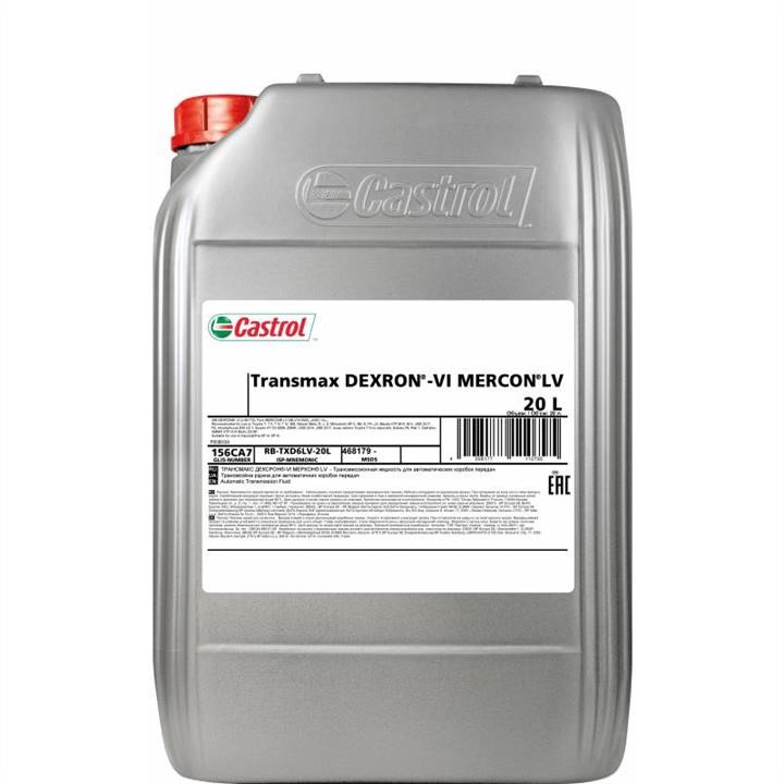 TRANDEXIV20L Castrol Transmission oil Castrol Transmax Dexron-VI Mercon LV, 20L