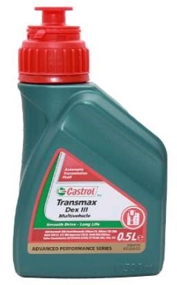 Castrol TRANSATFDEXIIIMULTIV05L Transmission oil Castrol Transmax ATF DEX III Multivehicle, 0,5L TRANSATFDEXIIIMULTIV05L TRANSATFDEXIIIMULTIV05L Castrol Transmission oil Castrol Transmax ATF DEX III Multivehicle, 0,5L