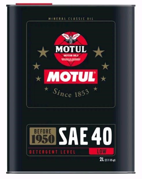 40CLASSIC2L Motul Engine oil Motul Classic Before 1950 40, 2L