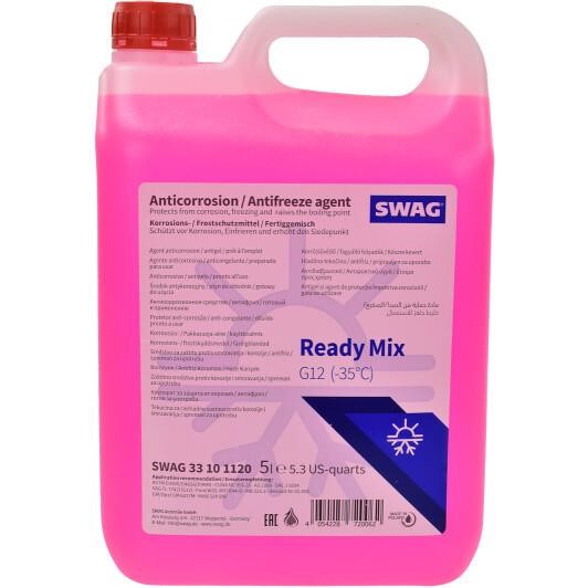 SWAG 33 10 1120 Antifreeze SWAG G12 Red -35°C, 5L 33101120 33101120 SWAG Antifreeze SWAG G12 Red -35°C, 5L