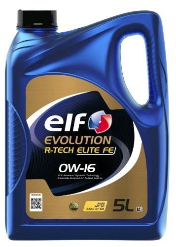 0W16EVORTELITEFE5L Elf Engine oil ELF EVOLUTION R-TECH ELITE FE 0W-16, 5L