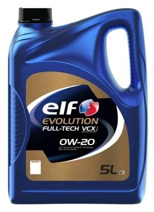 0W20EVOFTVCX5L Elf Engine oil ELF EVOLUTION FULL-TECH VCX 0W-20, 5L