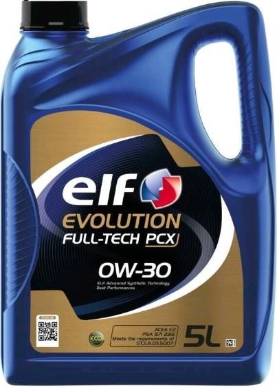0W30EVOFTPCX5L Elf Engine oil ELF EVOLUTION FULL-TECH PCX 0W-30, 5L
