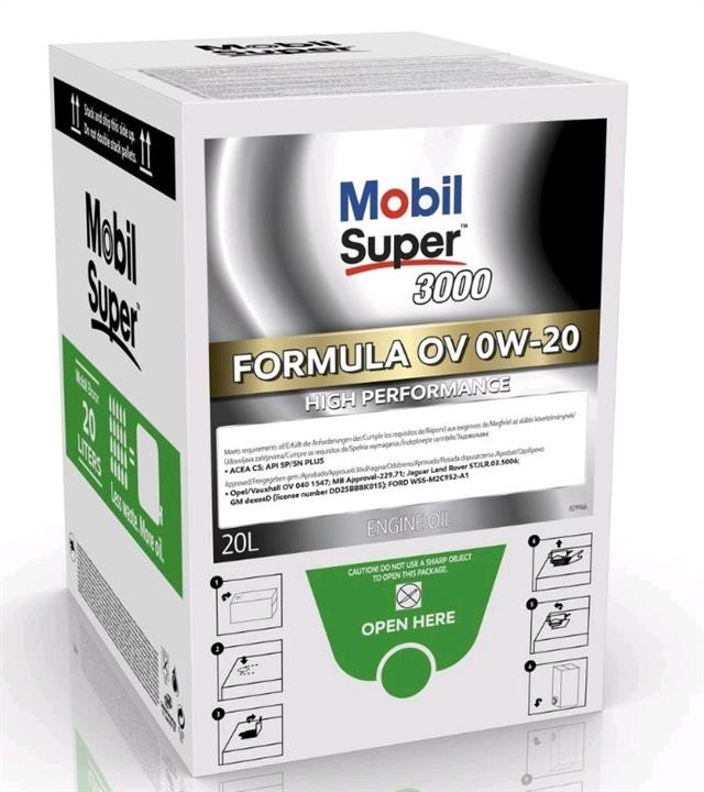 MOBSUP3000FOV0W2020L Mobil Engine oil MOBIL Super 3000 Formula OV 0W-20, 20L