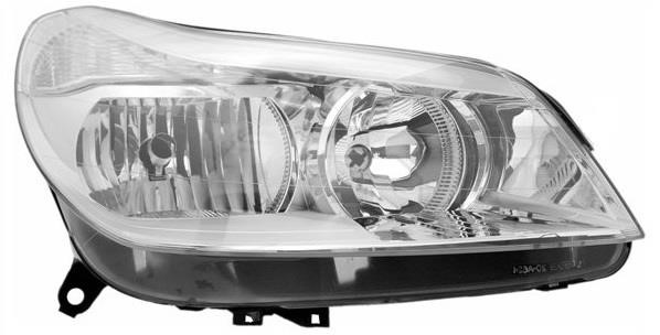 Front light Citroen: 200624052 TYC Headlight left