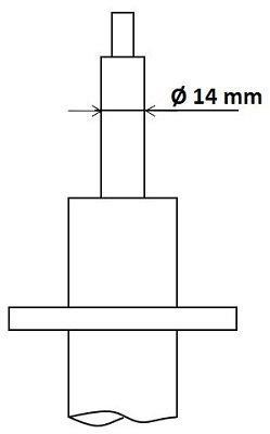 3418009 KYB (Kayaba) Suspension shock absorber front gas-oil KYB Excel-G