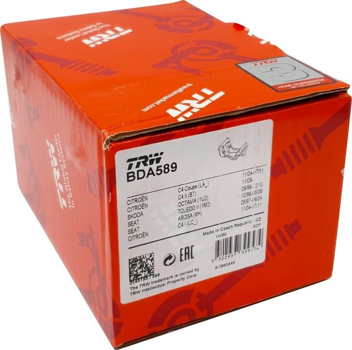Buy TRW BDA589 – good price at EXIST.AE!