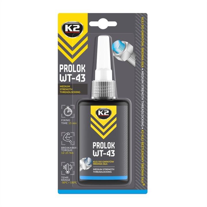 WT43 K2 K2 Prolok WT-43 Medium anaerobic thread locker, 50 ml