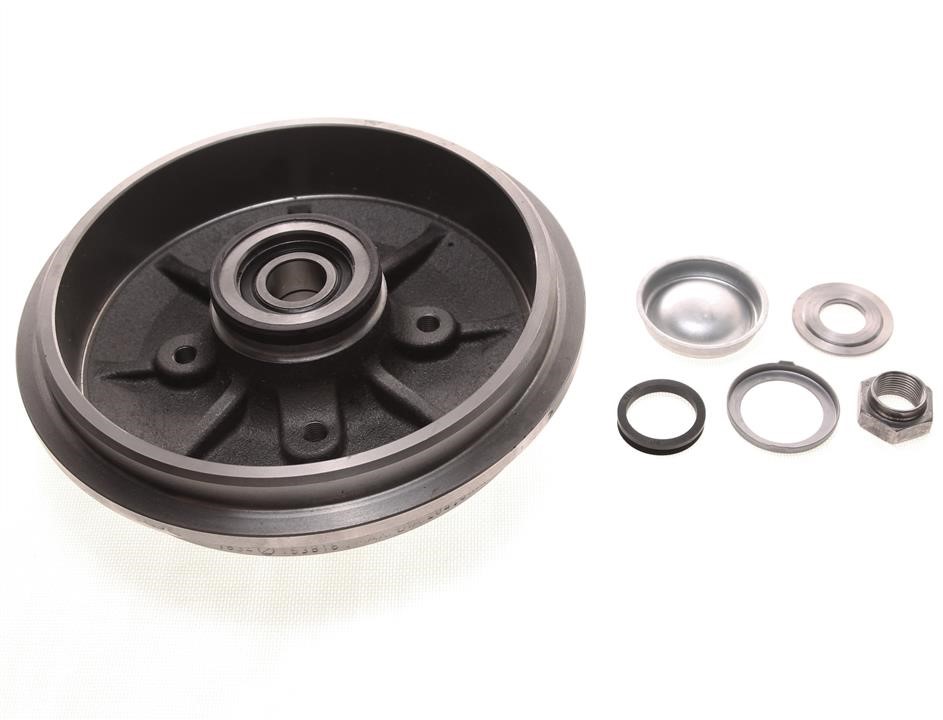 Brake drum with wheel bearing, assy Otto Zimmermann 440.1834.00