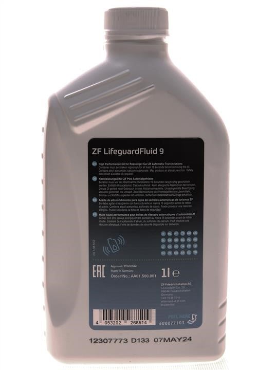Transmission oil ZF LifeguardFluid 9, 1L ZF AA01 500 001