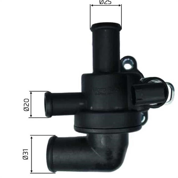 MotoRad 547-91K Thermostat in housing 54791K 54791K MotoRad Thermostat in housing