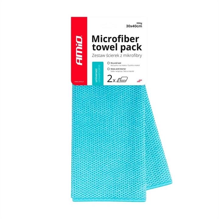 03737 AMiO Microfibre cloth universal AMiO 30x40 cm 350g/m2 2 pcs.